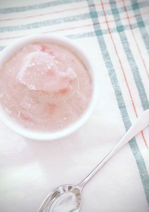 ヴィーガンいちごアイス（米粉と豆乳）-レシピのメイン写真