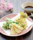 卵なしでもサクサク！季節の野菜天ぷら
