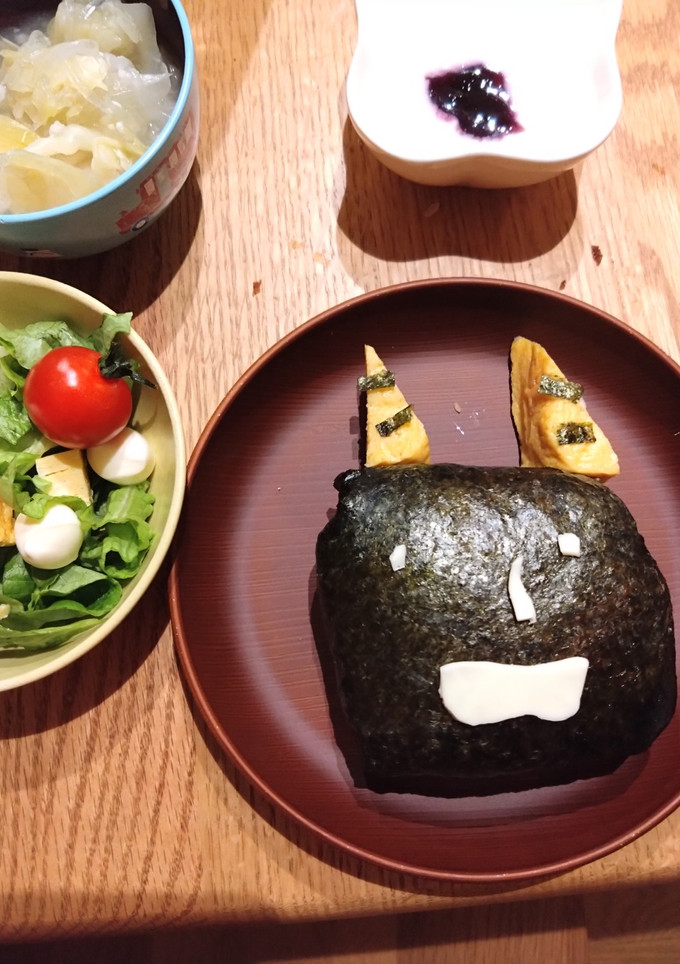 節分に！簡単　鬼ぎり！-レシピのメイン写真