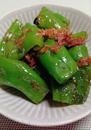 万願寺唐辛子のグリル焼きびたし-レシピのメイン写真