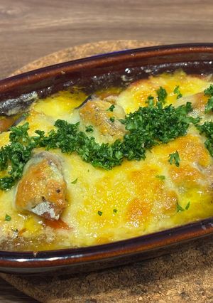 鯖缶とミニトマトのチーズオーブン焼き-レシピのメイン写真