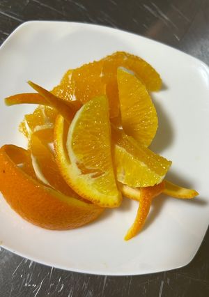 ぴょんぴょんオレンジの飾り切り（娘命名）-レシピのメイン写真