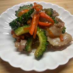 รูปของ 簡単ゴーヤと豚バラ肉のきんぴら