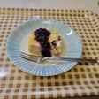 レンチン5分ベリーのスライスチーズケーキ
