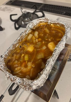 駄作・メスティン式シーフードカレー-レシピのメイン写真