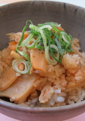 たけのことキムチの炊き込みご飯-レシピのメイン写真