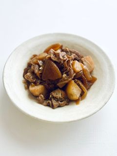 豚バラ肉と大根の、ごろっと肉じゃが。-レシピのメイン写真