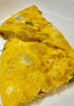 ほくほくポテトのスパニッシュオムレツ-レシピのメイン写真