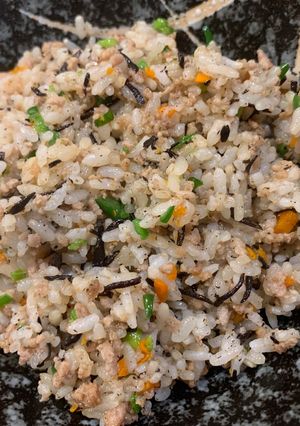 ひじきとひき肉のチャーハン-レシピのメイン写真