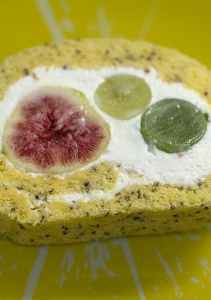 秋満載　ロールケーキ-レシピのメイン写真