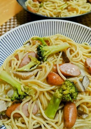 ★フライパンひとつで＊ペペロンチーノ＊♪-レシピのメイン写真