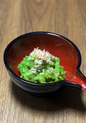 山菜ミズのたたき-レシピのメイン写真