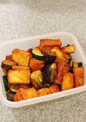 ナスと厚揚げのコチュジャン炒め-レシピのメイン写真
