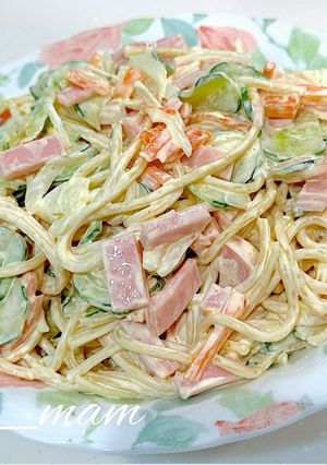 大人気★もう一品【実家飯】ジャンボママのサラスパ-レシピのメイン写真