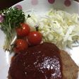ダイエット中に食べる簡単豆腐ハンバーグ!