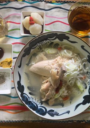 夏の疲れ改善に参鶏湯-レシピのメイン写真