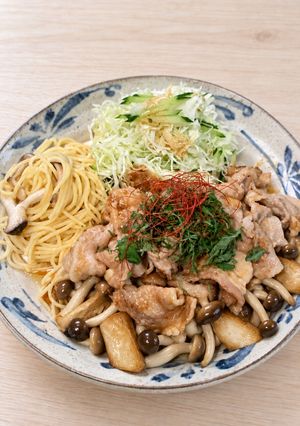 豚の生姜焼き 木の子のソテーにのせてどうぞ...-レシピのメイン写真