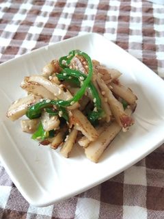 竹輪とピーマンのオイスターソース炒め-レシピのメイン写真