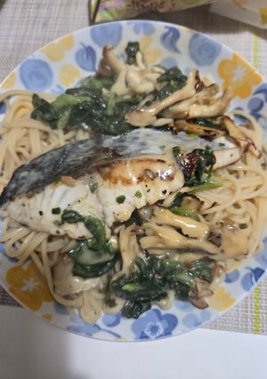 サワラのクリームパスタ-レシピのメイン写真