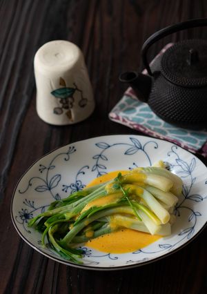 春の味☆あさつきの黄身酢和え-レシピのメイン写真