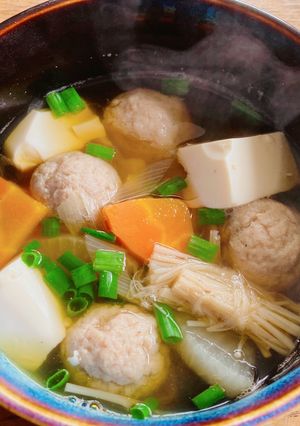 ホッケのつみれ汁 つなぎなしでふわふわ♪-レシピのメイン写真