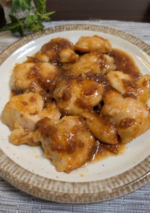 柔らか🌟鶏むね肉の梅ソテー-レシピのメイン写真