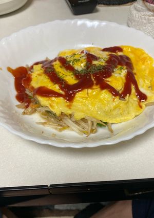 もやしのオムレツ-レシピのメイン写真