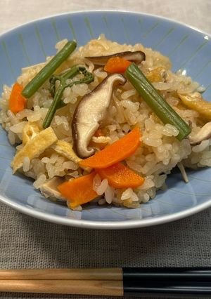 山菜おこわ-レシピのメイン写真