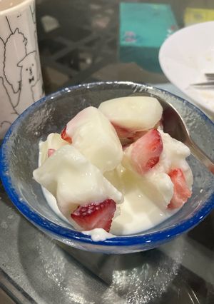 いちごヨーグルトデザート-レシピのメイン写真