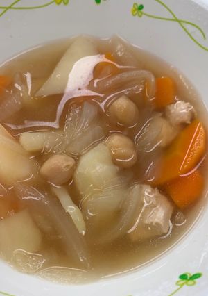 ひよこ豆のスープ☆給食メニュー-レシピのメイン写真