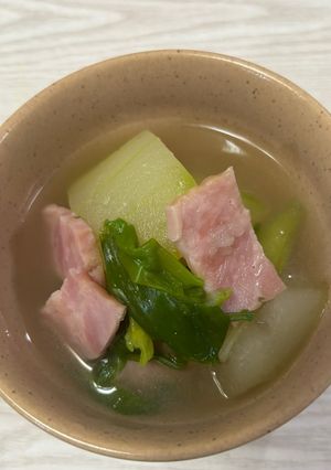 冬瓜とベーコンのスープ-レシピのメイン写真