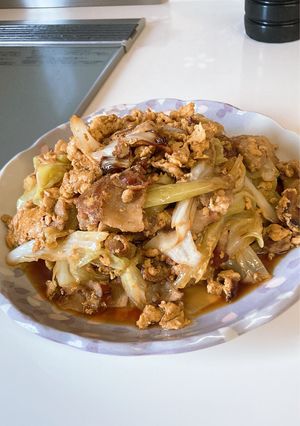 簡単!炒めるだけ!シンプルな肉野菜炒め✨️-レシピのメイン写真
