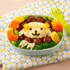 รูปของ ミートボールひつじ弁当