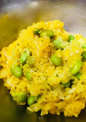 冷凍枝豆のターメリックチャーハン-レシピのメイン写真