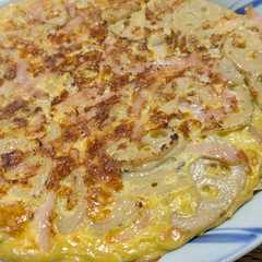 รูปของ レンコンのチーズオムレツ♪