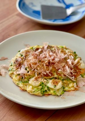 こんがりもちもち♪大阪ねぎ焼きもちチーズ-レシピのメイン写真