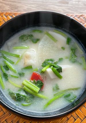 Y家の日替わり雑煮 2日の関西風-レシピのメイン写真