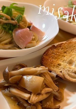 きのこの和風マリネ&冷製パスタ☆-レシピのメイン写真
