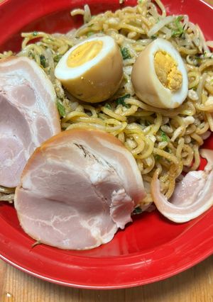 湯豆腐のタレで作るまぜそば-レシピのメイン写真