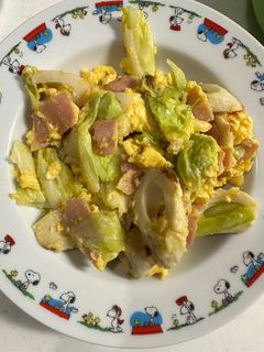 キャベツと卵の中華炒め-レシピのメイン写真