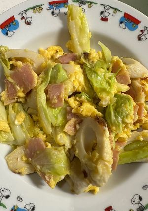 キャベツと卵の中華炒め-レシピのメイン写真