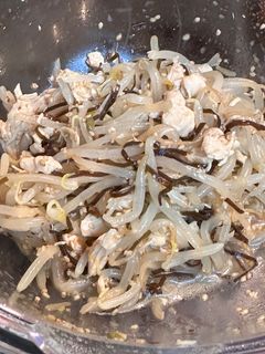 もやし鶏ささみ塩昆布レンチン-レシピのメイン写真