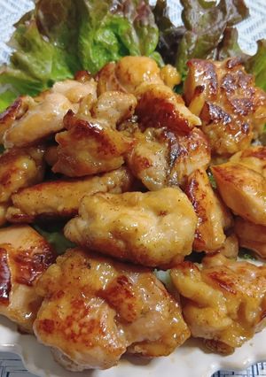 簡単❢ 鶏モモ肉の甘辛ポン酢炒め-レシピのメイン写真