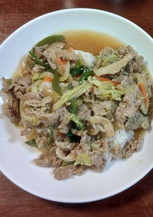 [腸活]五目あんかけご飯-レシピのメイン写真