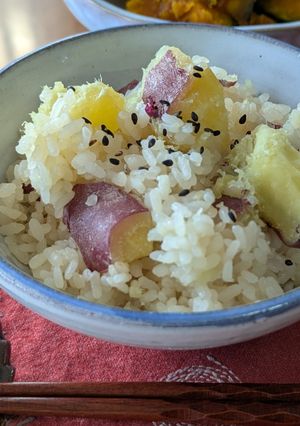 炊飯器におまかせ 簡単さつまいもご飯-レシピのメイン写真