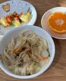 牛乳坦々うどん【あおいミルクデー】