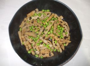 キンピラ蓮根♪簡単レシピ目の痛み目の充血-レシピのメイン写真