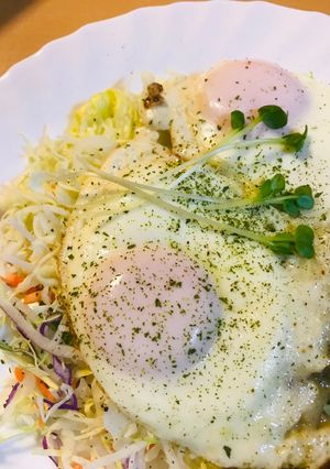 チーズベースの目玉焼き-レシピのメイン写真