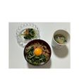 ビビンバと他2品
