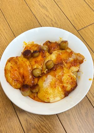 お餅のとろーり韓国風焼き-レシピのメイン写真